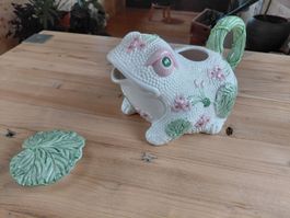 Théière grenouille céramique