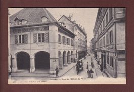 GENEVE - Rue de l'Hôtel de Ville - Attelage
