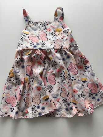 Gr ca 98 Kleid hinten mit Masche