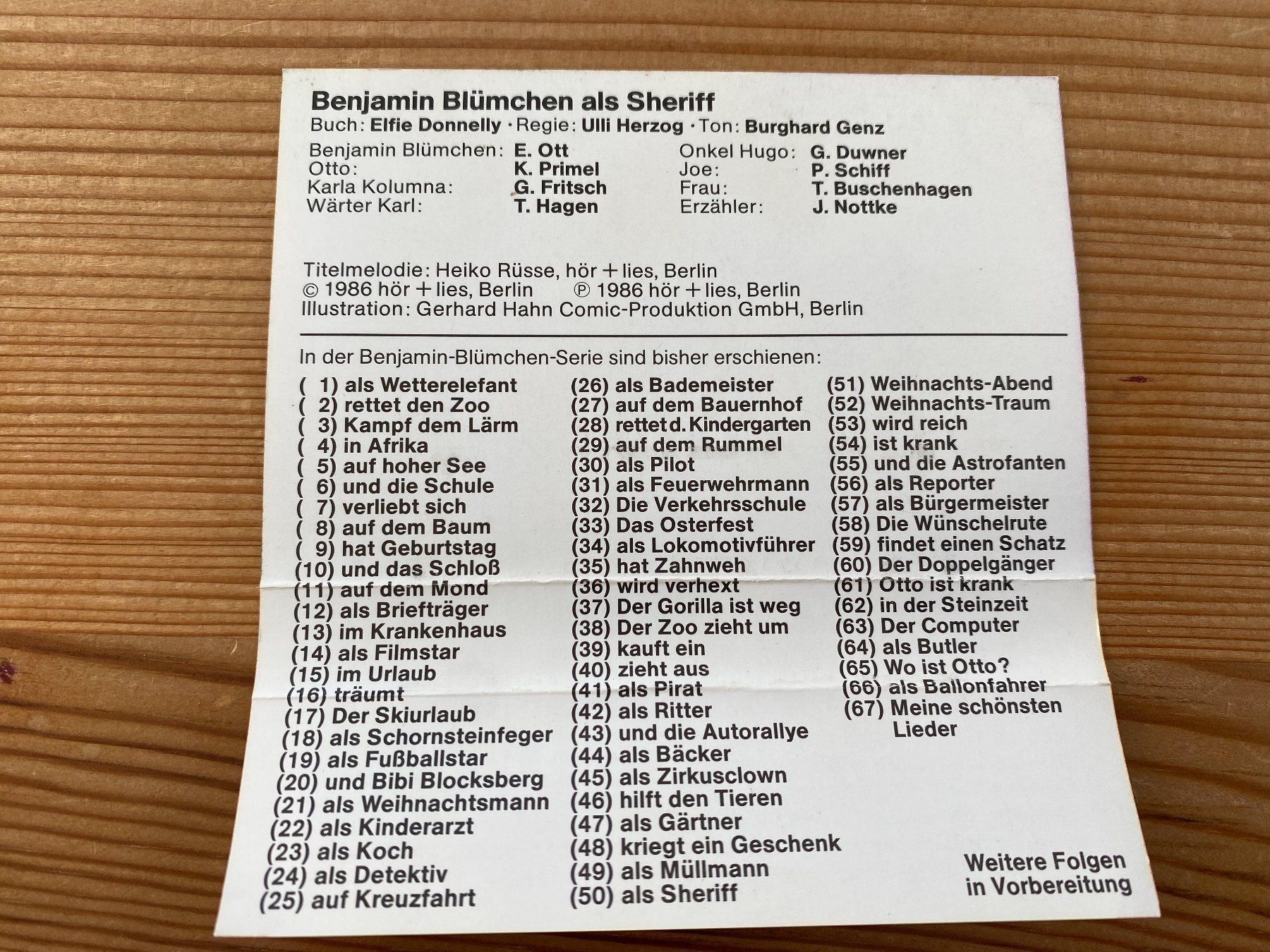 Musicassette: Kassette - Benjamin Blumchen (50) – Usato da St.Gallen venduto da kingsamas 4