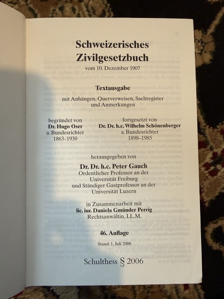 Libri: ZGB / OR – Usato da Luzern venduto da bia_v2fl 1