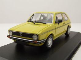 VW Golf I 3-Türer Phase III 1980-1983 gelb / schwarz    1:43