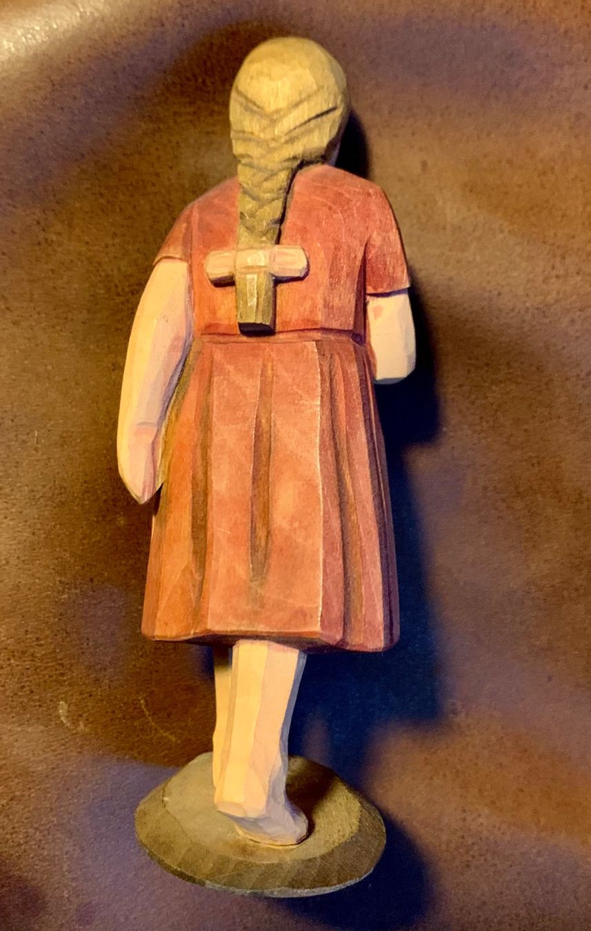 Figurines: Huggler Brienz, schreitendes Mädchen, Holz, Krippenfigur – D'occasion à Kloten par petrol5555 3