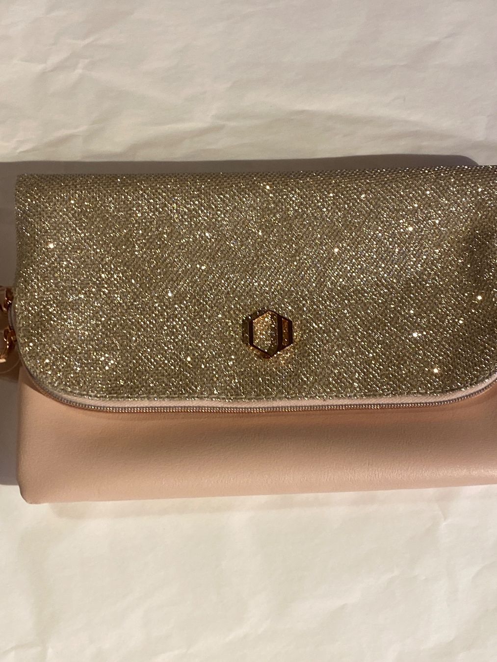 Kosmetikkoffer: KOSMETIKTASCHE-VINTAGE,ROSA-GLITZER – Neu (gemäss Beschreibung) aus Meienried von ManuelaBoutique 1