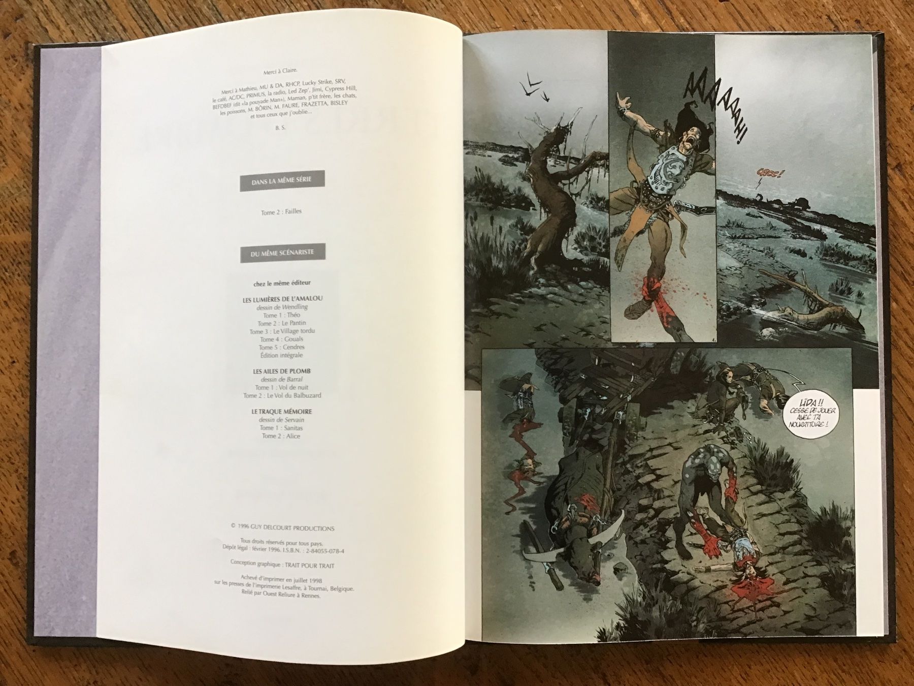 BD: Terres d’ombre T1 – D'occasion à Fully par Ruby97 1