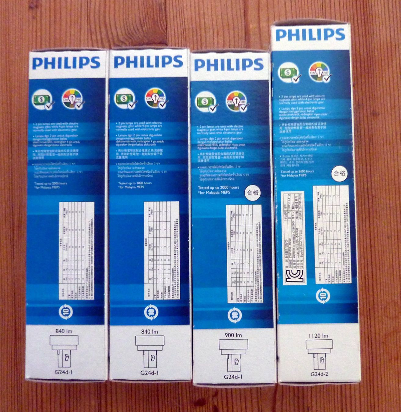 Lampen: Philips MASTER PL-C 2P (3x13Watts+1x18Watts) – Neu und originalverpackt aus Bern von Dedonegro 1