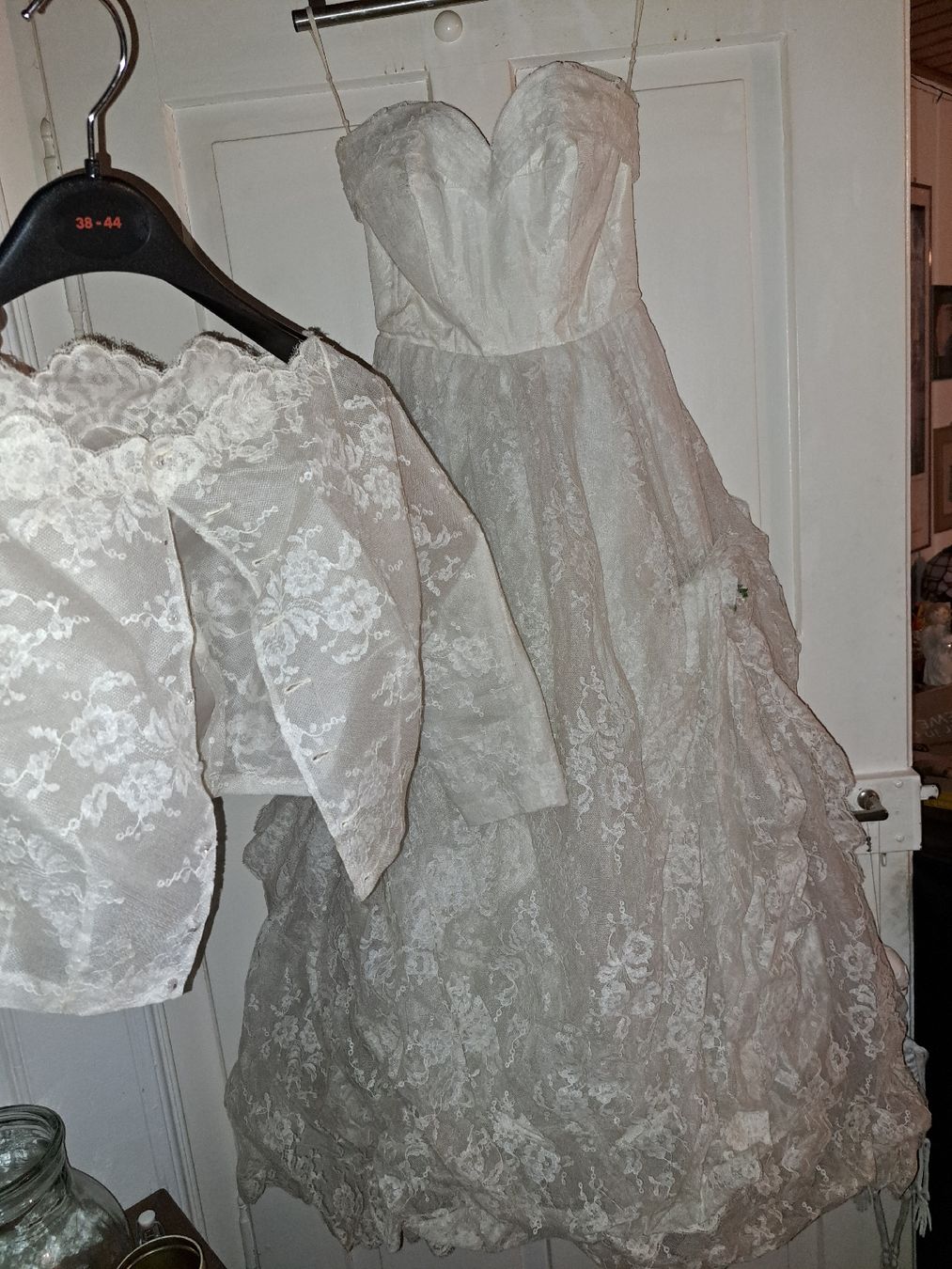 Kleider: antikes Brautkleid mit Bolero,ca Gr. 38- – Gebraucht aus Kölliken von Upcycling-by-Mc-TAM
