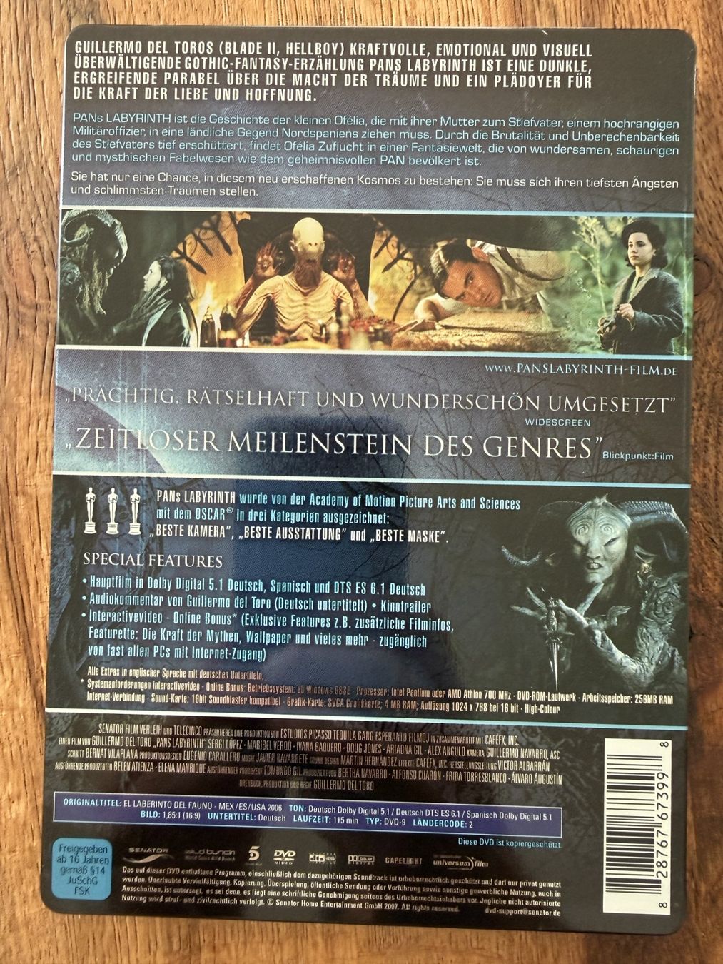 Tutti i DVDs: Pan’s Labyrinth (2006) – Usato da Zürich venduto da Gekuu 1