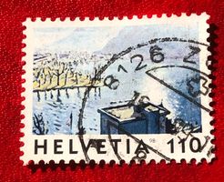 CH Briefmarken Stempel   