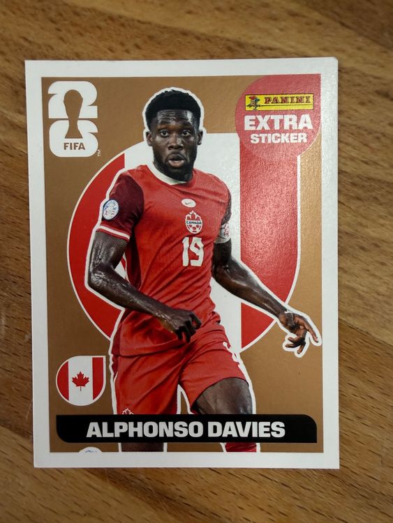Extra Sticker Bronze Panini World Cup WM 2026 Davies (Neu (gemäss ...