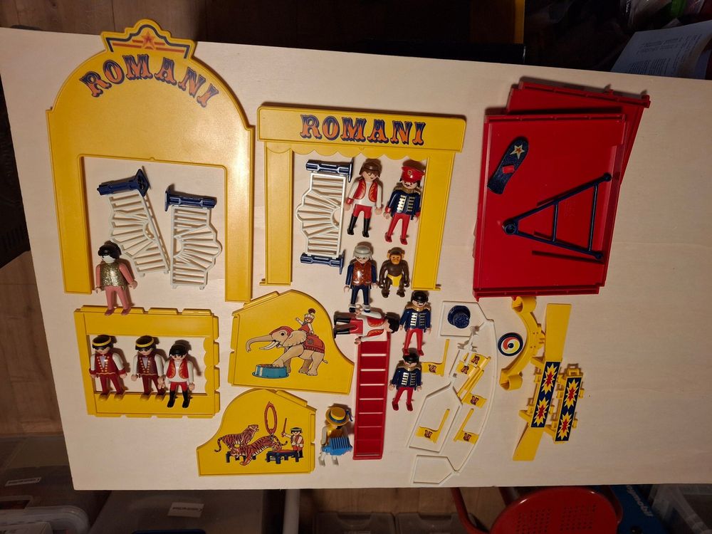 Playmobil 3723 Musiciens Cirque Romani – Vintage Avec Boîte