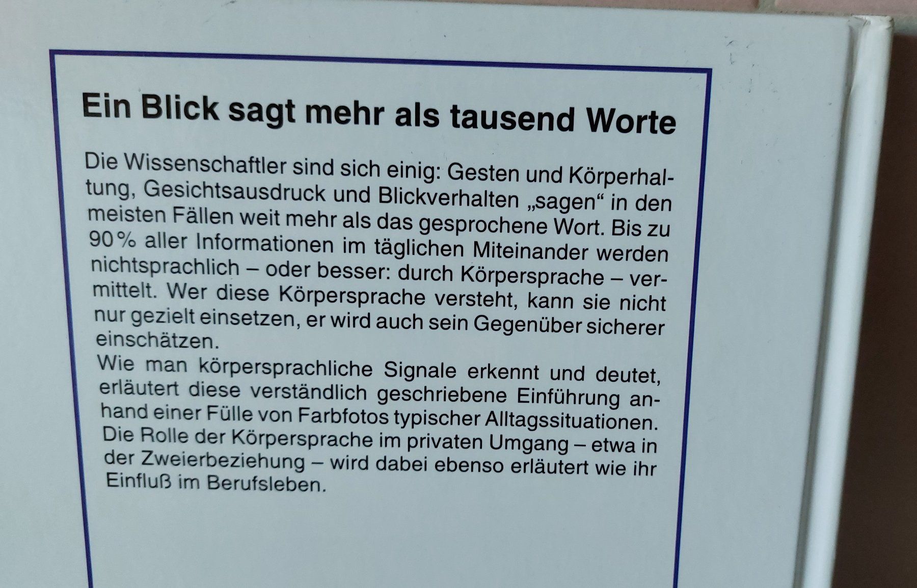 Libri: Körpersprache erkennen und verstehen – Usato da Zollikofen venduto da Blackie 2