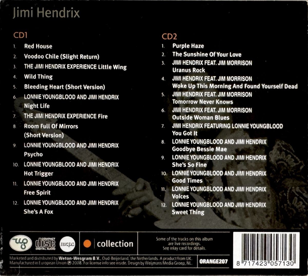 CD: 2CD Jimi Hendrix - Jimi Hendrix – Usato da Zürich venduto da tomakomai 1