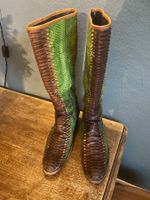 Vintage Prada Python boots green/brown Size 39 (eher 40)