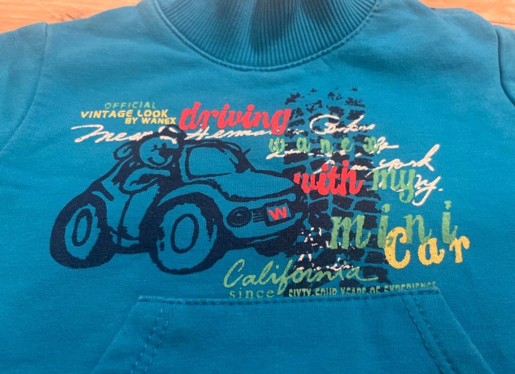 Maglioni & Felpe: Kinder-Pullover, Gr. 68, By Wanex, Türkis – Usato da Kaisten venduto da saleforfun 5
