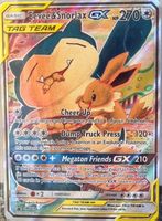 Eevee & Snorlax GX 🇺🇸 - SM-169 - SM Black Star Promos