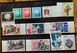 MONACO  timbres neufs ** 1964-85