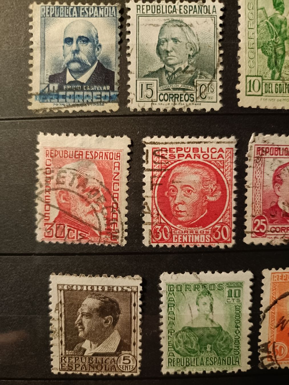 Tutti i francobolli: Antike  Briefmarken Sammlung, Spanien, Republik, – Usato da Sargans venduto da Polifemo58 1