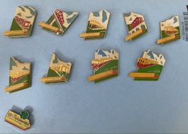 Sammlung von 10 Grindelwald Pins/Anstecker, Top Zustand