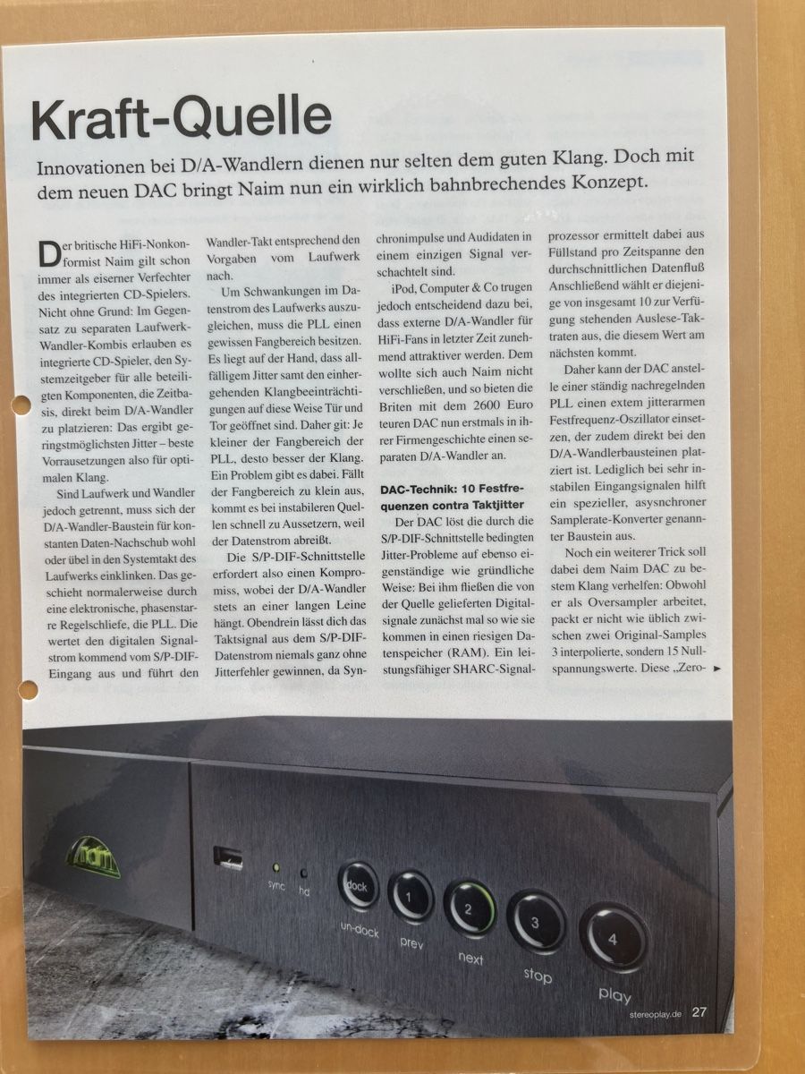 Naim Convertisseurs: Naim DAC – D'occasion à Freienbach par MTBiker 7