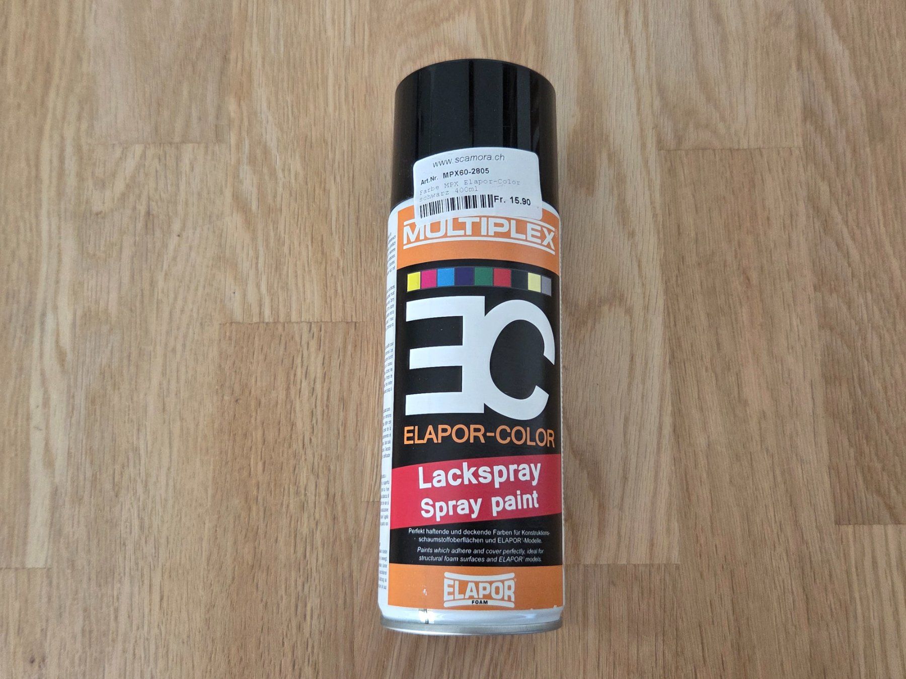 Colori: Multiplex EC Farbe Spray Schwarz 400ml – Nuovo e nell'imballaggio originale da Rotkreuz venduto da vabu33