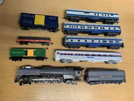 USA Bastler Set,Lok Rivarossi AC,verschiedene Wagen,Nr.H101