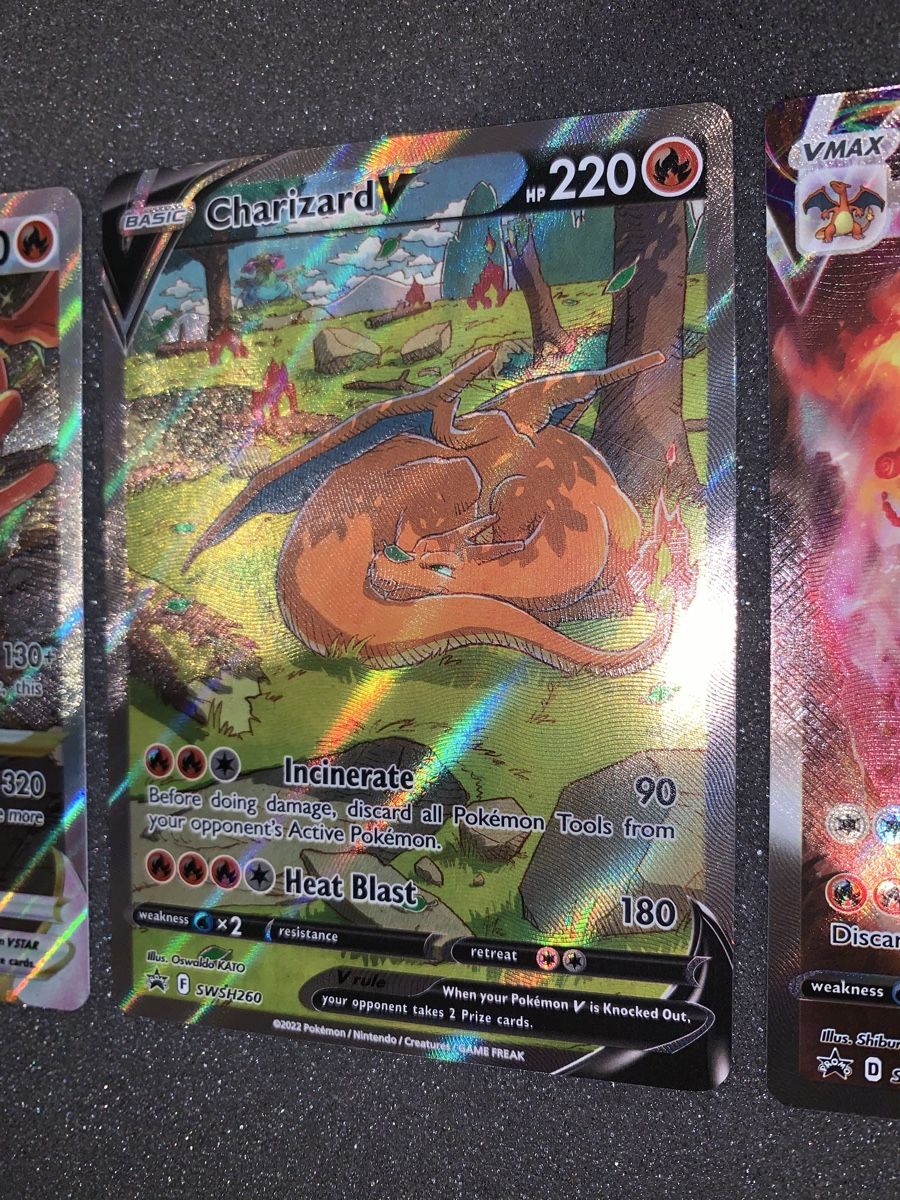 Pokémon Sammelbilder & Trading cards: Charizard VSTAR VMAX V 3 pezzi – Gebraucht aus Bironico von ars_z6lb 4
