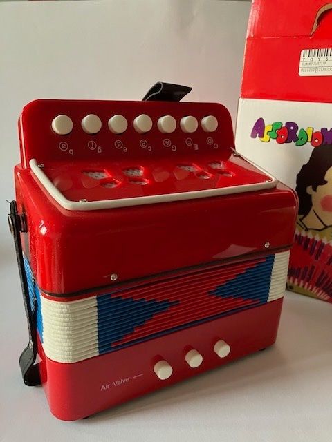Tachan – Accordéon Pour Enfant à échelle – 7 Touches Avec Système D'apprentissage Couleurs Et Flèches – Jouet Musical éducatif – Multicolore