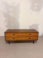 60er Jahre Vintage Sideboard Kommode Anrichte, 4 Schubladen