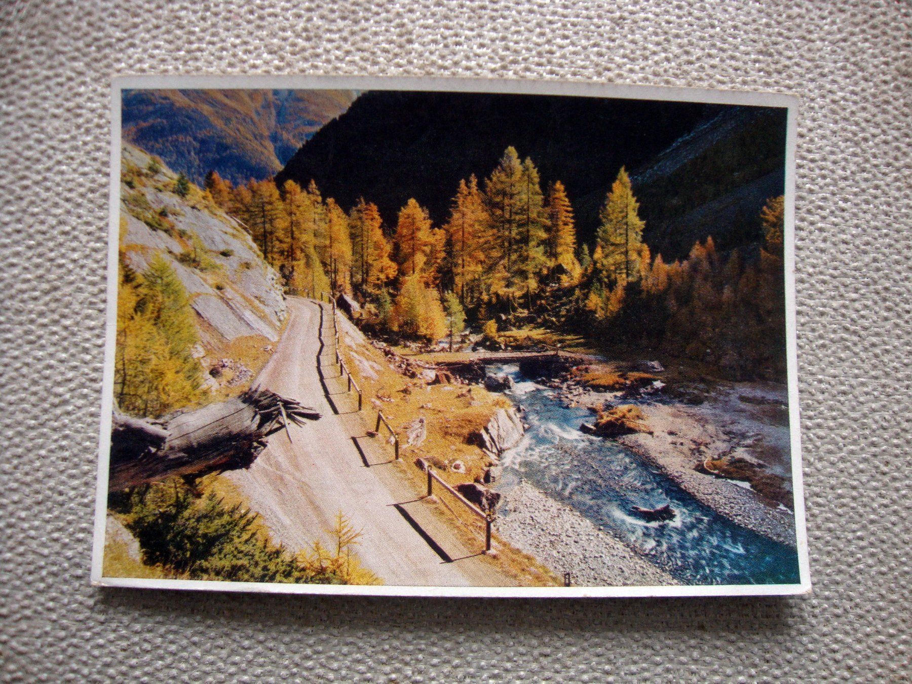 Cartoline postali: Flüelapass Strasse alte Ansichtskarte – Usato da Döttingen venduto da Kubuli1