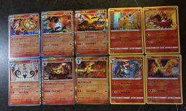 Pokémon Karten Holo 10er Bündel EN