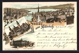 Litho Zürich, Hotel National und Tonhal