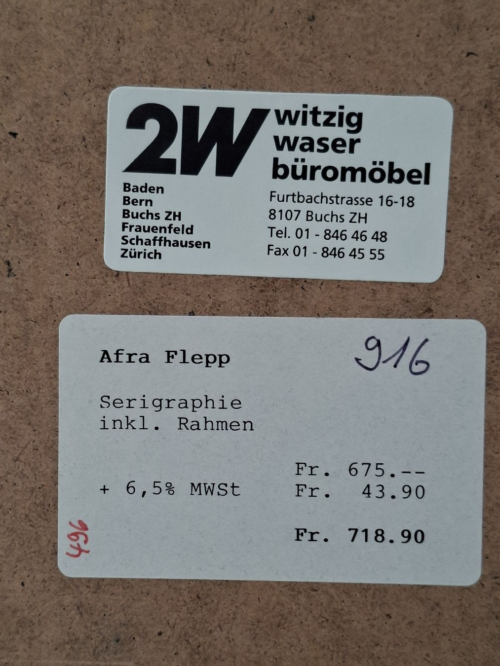 Grafica & Litografie: Afra Flepp Serigraphie  – Usato da Volketswil venduto da benluke 6
