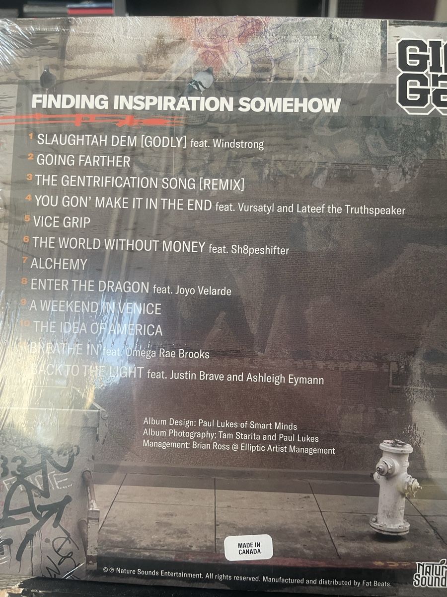 Dischi in vinile: Gift of Gab / Finding Inspitation somehow  – Nuovo (secondo la descrizione) da Dagmersellen venduto da stonefinger 1