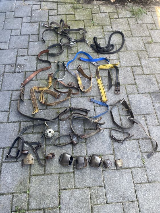 Weihnachtsglocken Set 12 Stück | Vintage Kuhglocken Dekoration