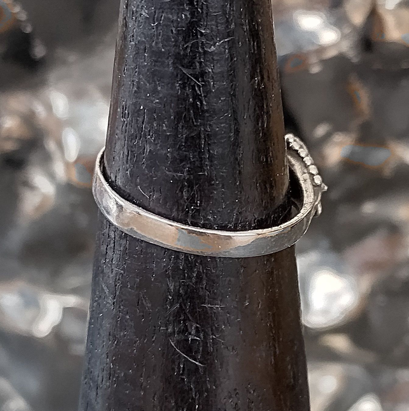 Anelli: RING SILBER 925 MIT TÜRKIS UND REBEN – Usato da Romanshorn venduto da Glitzer-Paradies 4