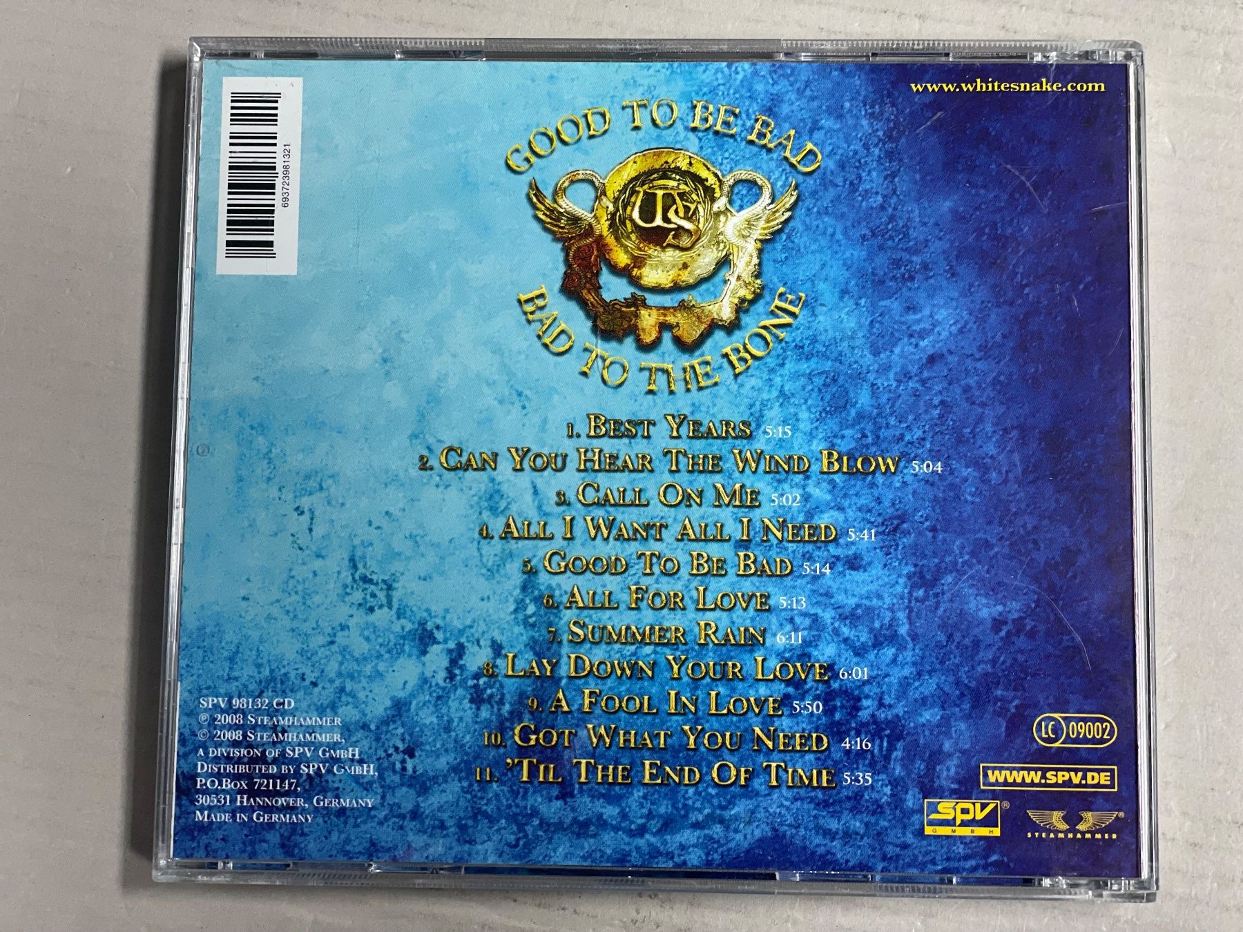 CDs: Whitesnake - Good To Be Bad – D'occasion à Muri b. Bern par AdidasCollector 1