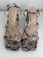 Sandalen mit Animal Print , Grösse 41,neu