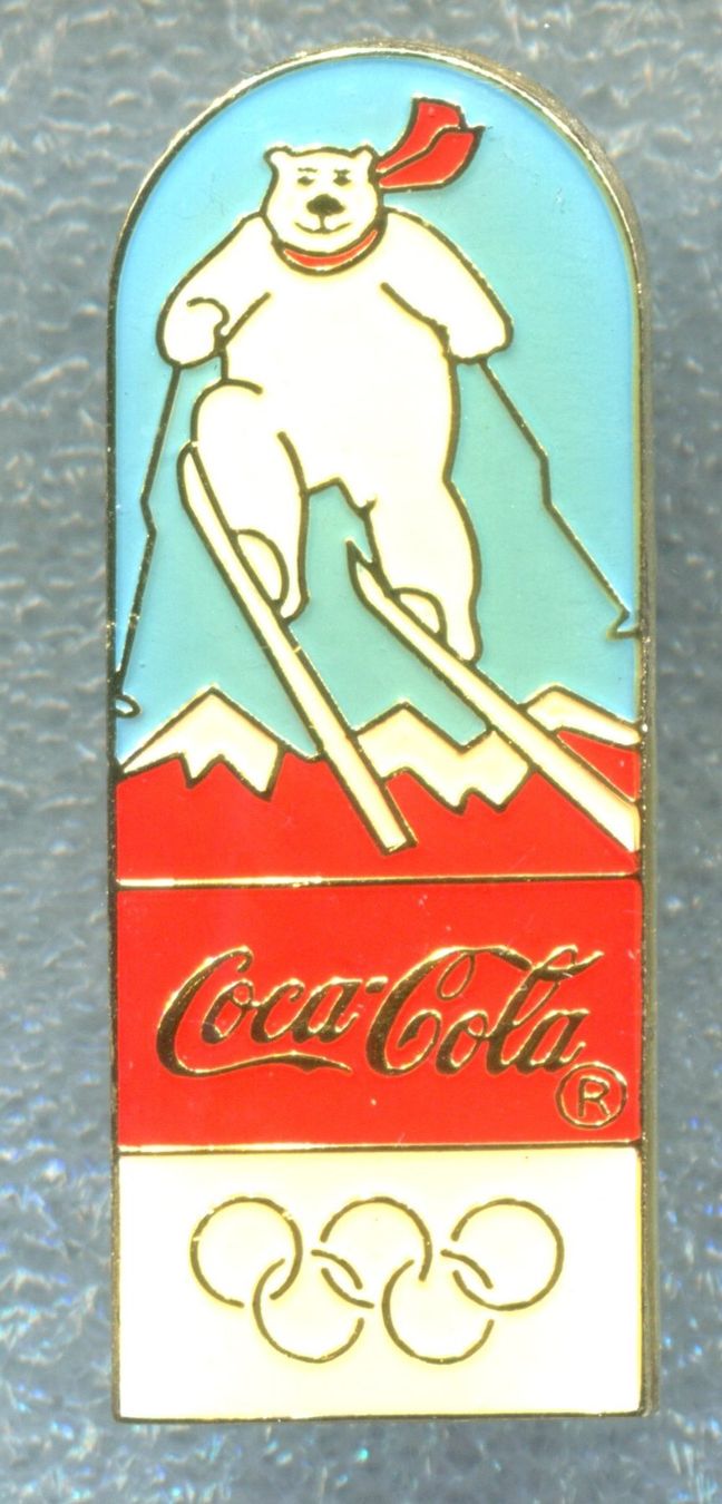 Coca-Cola Plaquettes & Badges: Coca Cola  Eisbär  Ski Alpin – D'occasion à Winterthur par Sammleroase