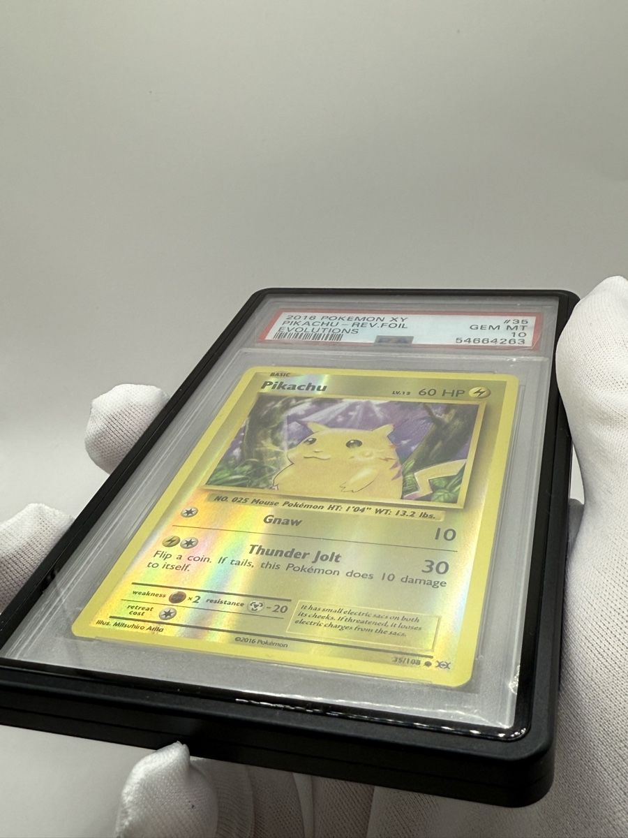 Pokémon Carte collezionabili: Pikachu XY Rev. Foil Evolutions PSA10 #35 – Nuovo e nell'imballaggio originale da Winterthur venduto da trading-ch 2