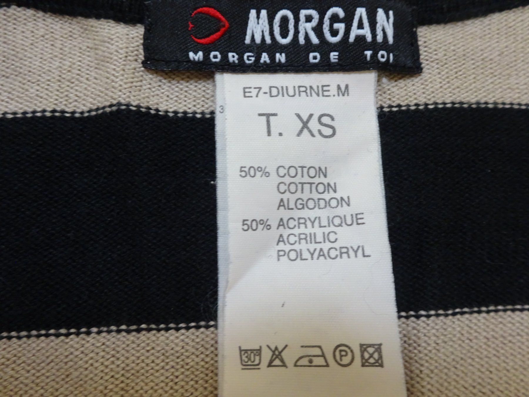 Morgan Pulls & Sweat-shirts: Morgan - Wickel-Pullover / Strickjacke - schwarz / beige – D'occasion à Zofingen par Justizia_01 3