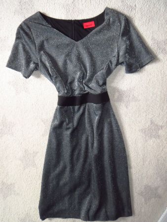 NEUES HUGO BOSS Damen Kleid mit Glitzer