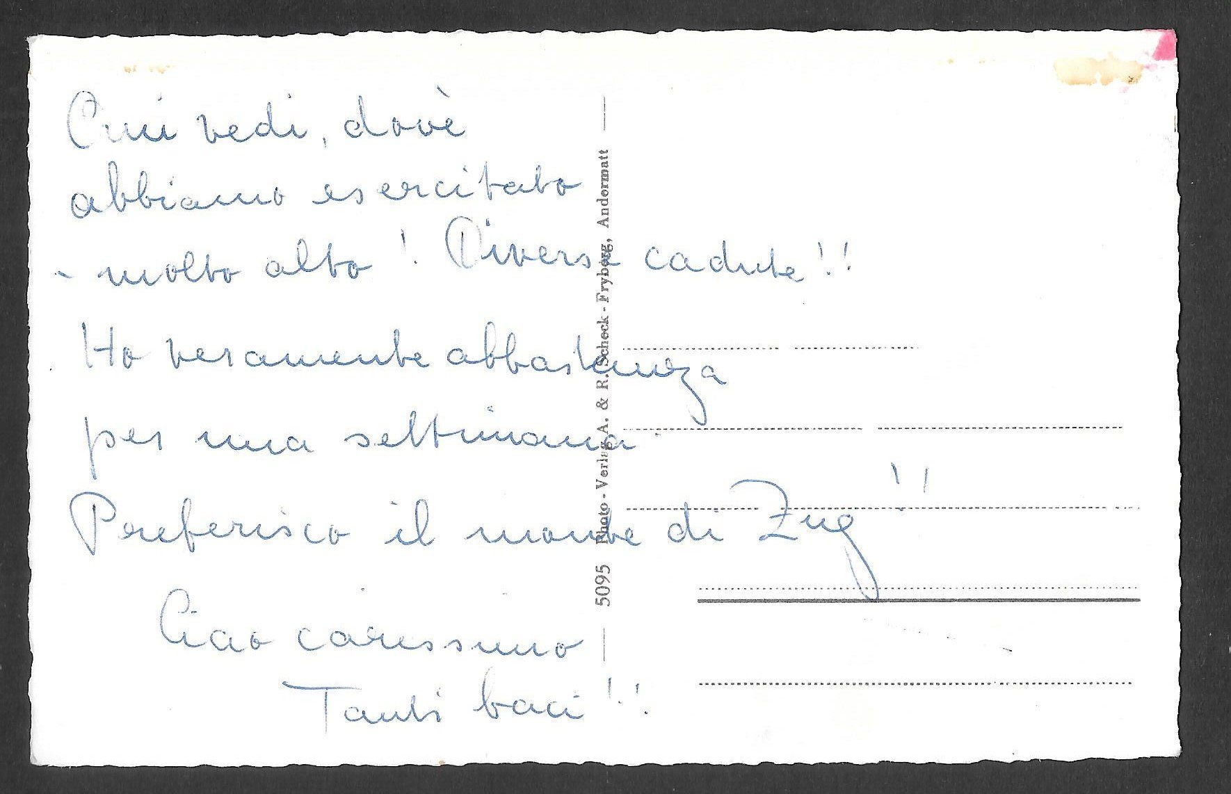 Cartoline postali: Andermatt Skigelände Gütsch - Oberalp – Usato da Olten venduto da clotaldi 1