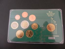 Euro Münzenset - Mintset Italien 2002