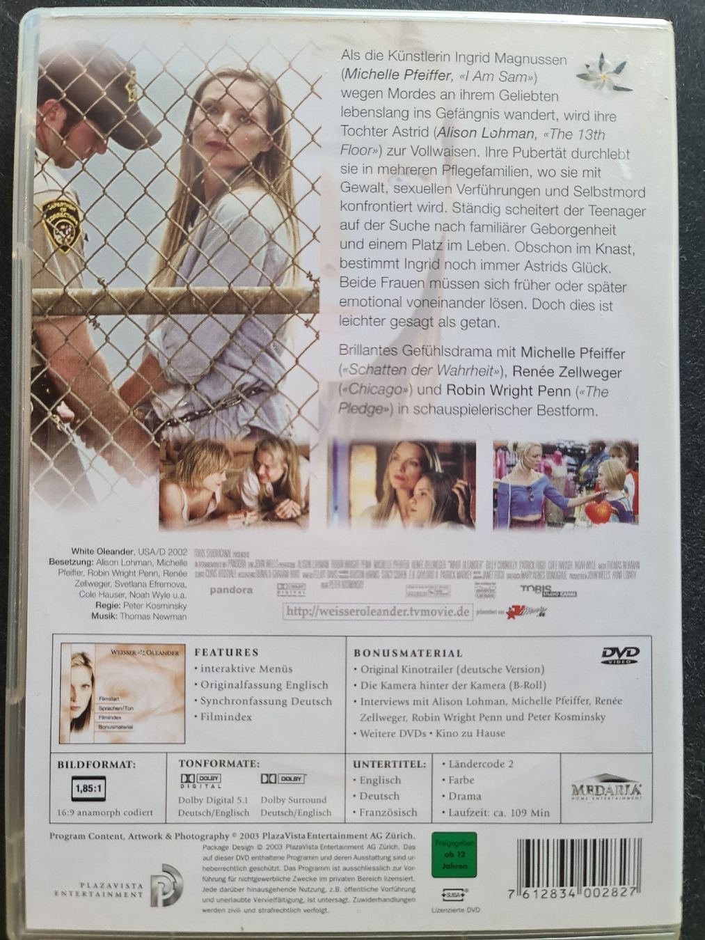 Tutti i DVDs: Weisser Oleander DVD 153 – Usato da Dintikon venduto da Vexi 1