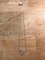 Halskette 925 Sterlingsilber mit Zirkonia Dreieck