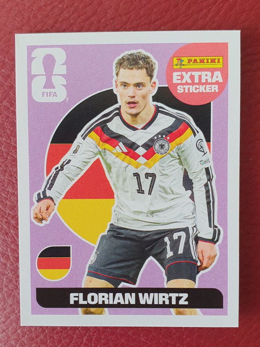 Panini Cartes à collectionner: Panini Extra Sticker WM 2026, FLORIAN WIRTZ – Neuf (Voir description) à Winterthur par Heazint
