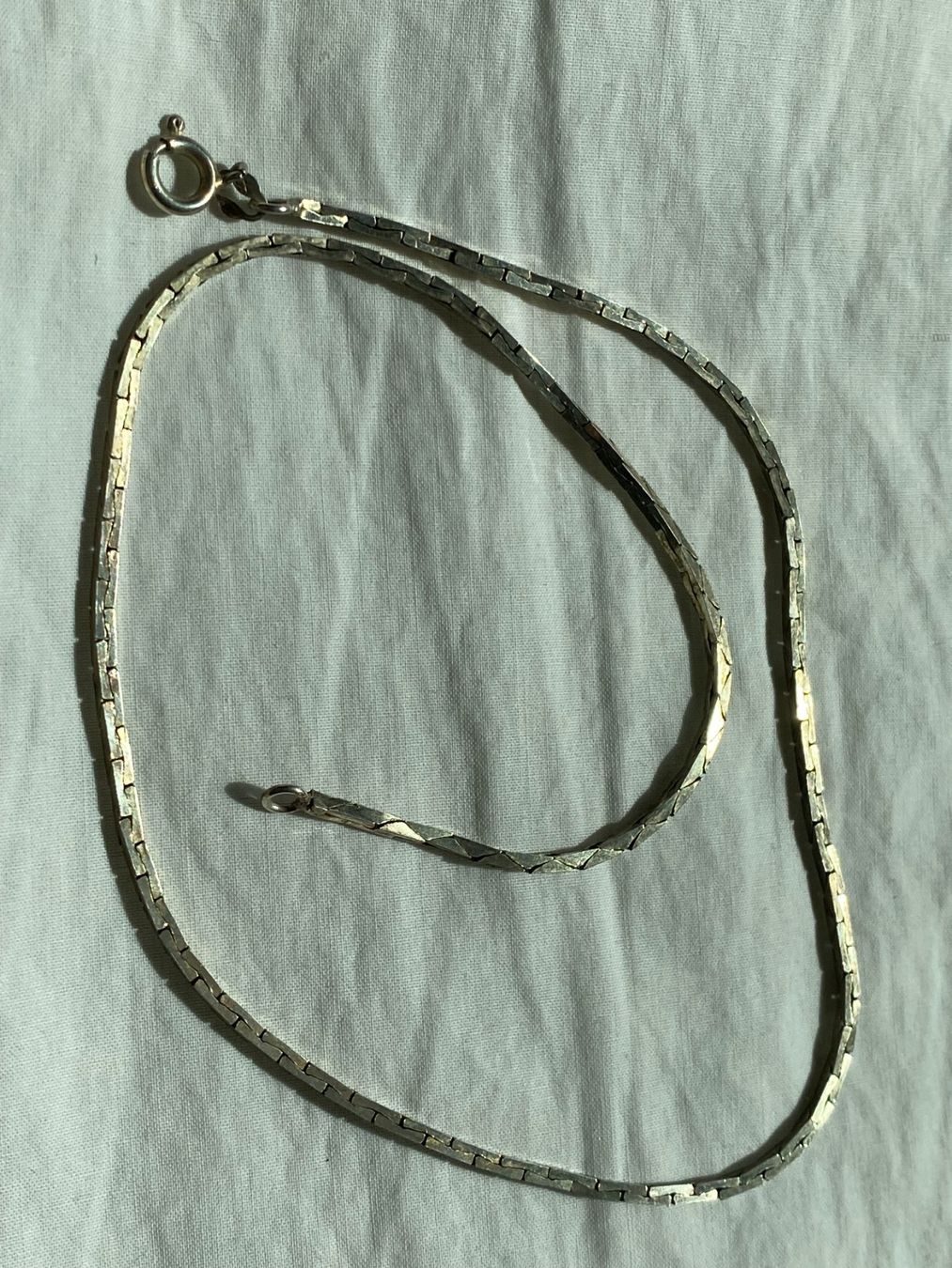 Catenine: 925 Silber Hals-Kette, robust und spezielles Design – Usato da Gümligen venduto da Primeselection