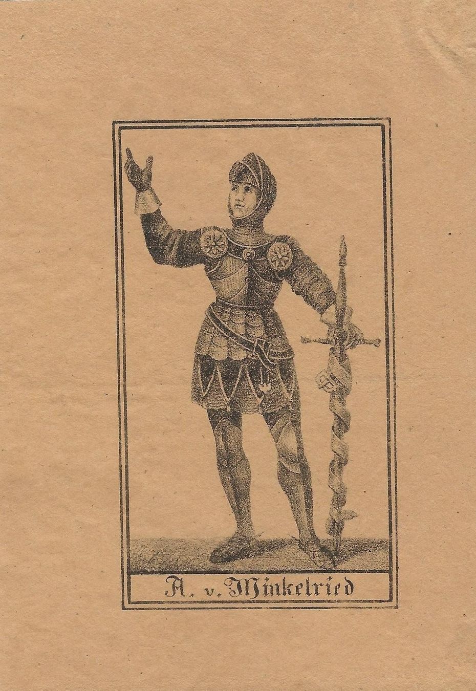 Cartoline postali: Lithographie 1850 - Arnold Winkelried – Usato da Frauenfeld venduto da Merk52