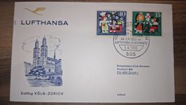 Swissair Köln - Zürich 01.04.1965